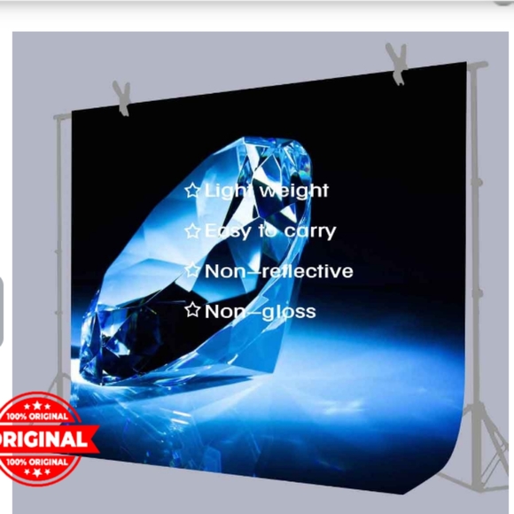 FUERMOR 7x5ft Background Black & Blue Diamond Photography Backdrop NWT - Picture 3 of 3